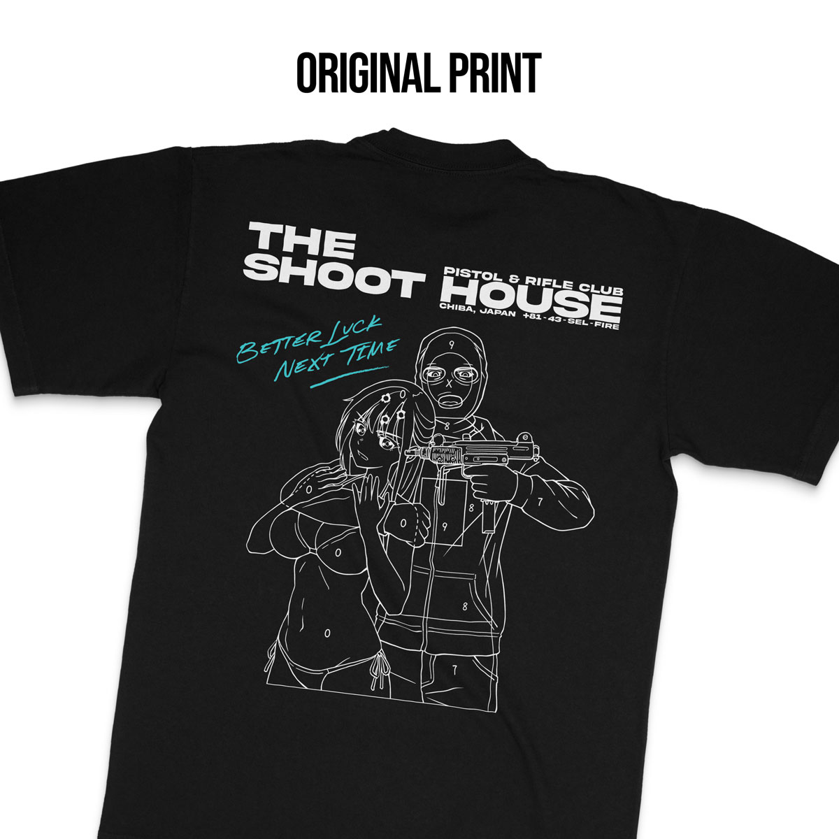 Shoot House Tee Inverted Print - Image 2